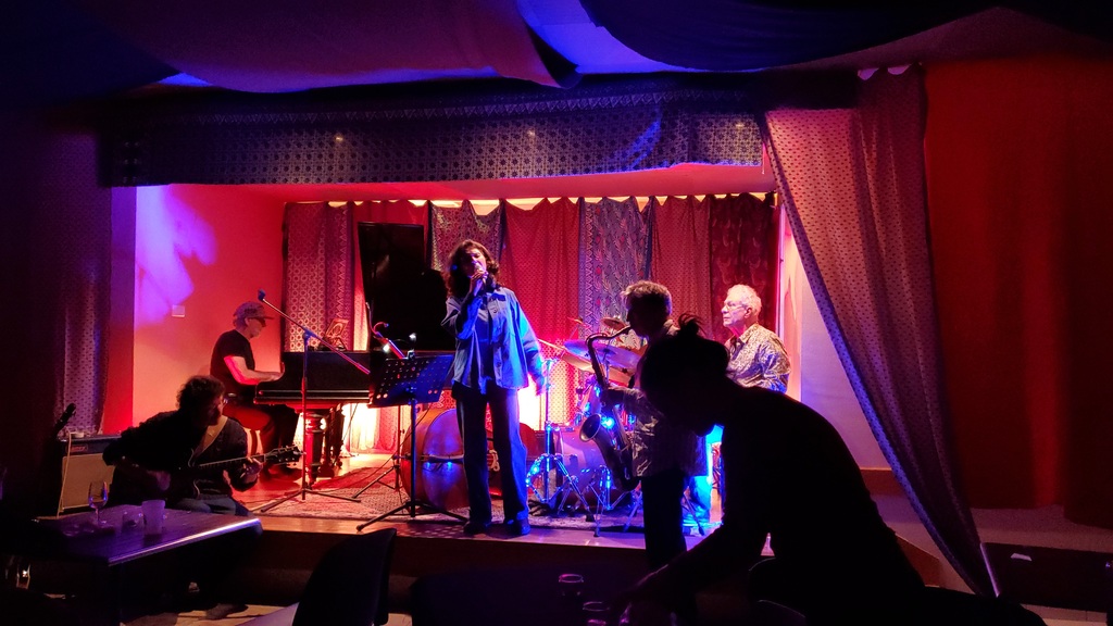 Jam à la cave à jazz de Saint Rivoal